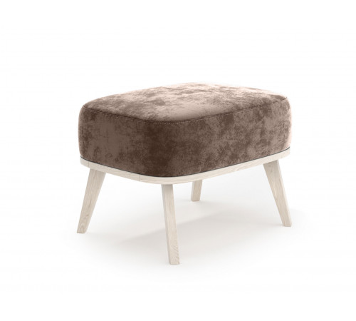 Пуфик Правила мебели Лаурель Корица, микровелюр Корица, микровелюр