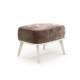 Пуфик Правила мебели Лаурель Корица, микровелюр Корица, микровелюр
