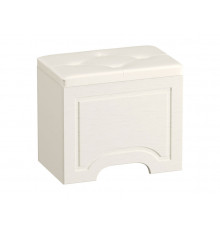 Пуфик Моби Ливерпуль Белый, текстура дерева / Белый, экокожа Белый, текстура дерева / Белый, экокожа