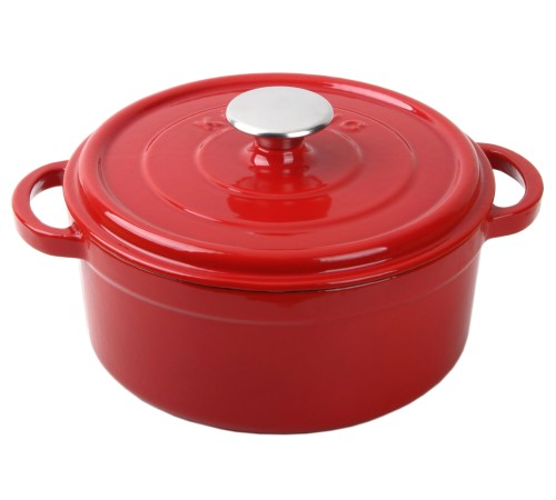 Чугунная кастрюля с крышкой Korting K 1224 R