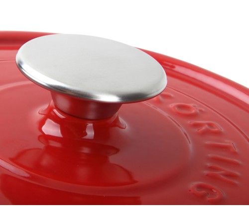 Чугунная кастрюля с крышкой Korting K 1224 R