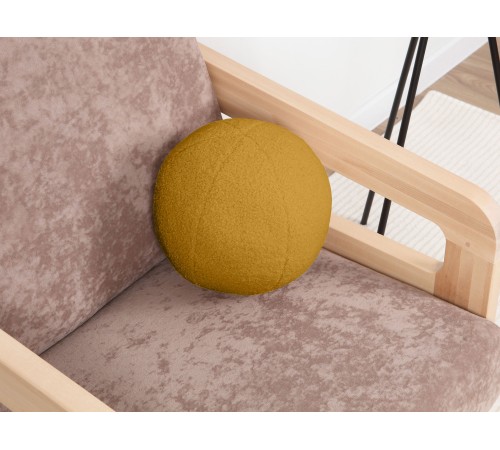 Подушка декоративная Шар, желтый