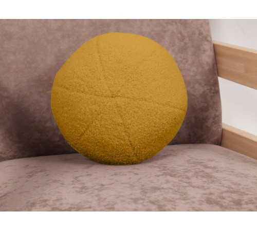 Подушка декоративная Шар, желтый