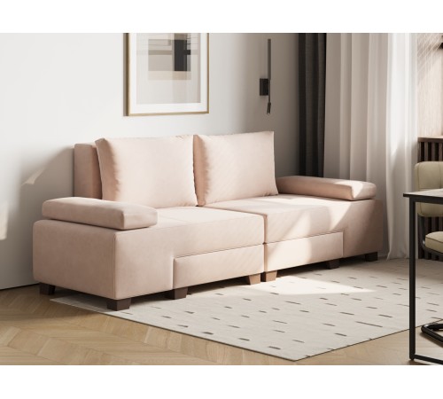 Подушка-валик для дивана Ленни, бежевый