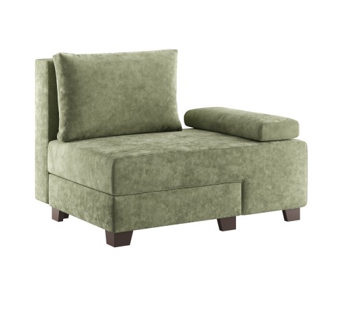 Подушка-валик для дивана Ленни, зеленый