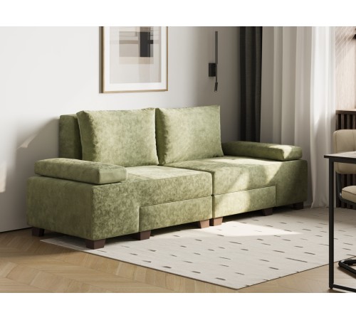 Подушка-валик для дивана Ленни, зеленый