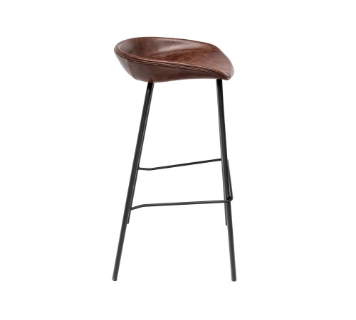 УТ000001228 Турин 8319TB BROWN [коричневая экокожа, черные ножки]