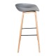 УТ000000662 Стул барный LIBRA, серый, деревян. ножки 8319 GREY [Серый]