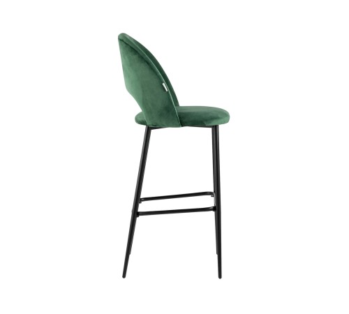 УТ000025281 Стул полубарный Меган велюр, зеленый