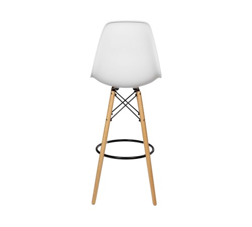 УТ000001398 Стул EAMES барный 8056H WHITE SEAT + 8056H LEGS DUAL [Белый]