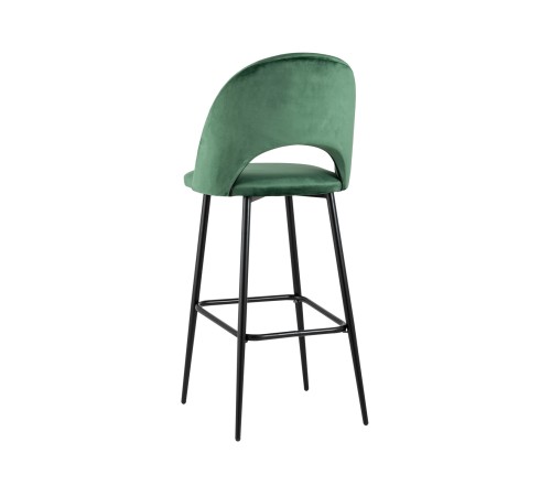 УТ000025281 Стул полубарный Меган велюр, зеленый