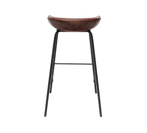 УТ000001228 Турин 8319TB BROWN [коричневая экокожа, черные ножки]