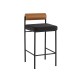 УТ000037046 Барный стул Балла, коричневый/темно-серый