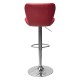 УТ000000417 Стул барный ПОРШЕ [Красный, искусственная кожа]