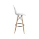 УТ000001398 Стул EAMES барный 8056H WHITE SEAT + 8056H LEGS DUAL [Белый]