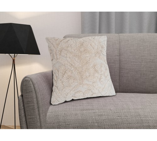 6314 Подушка, 45х45 см, 100% хлопок, с элементами тафтинга