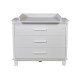 Комод Simple 3401 3 ящ С рамкой, белый