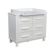 Комод Simple 3402 6 ящ С рамкой, белый
