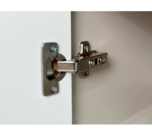 Комод 1 ящ 2 дв Рич, кашемир/фрапучино матовый/черный