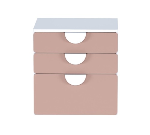 Детский комод Пикси 3 ящ, мечтательный пион