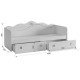 Фэнтези Кровать MDF-07 С бортиком [Белый Рамух]