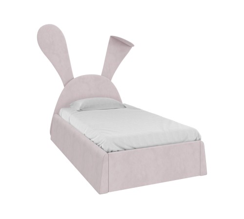 Кровать Алиса 90х200 мягкая, розовый