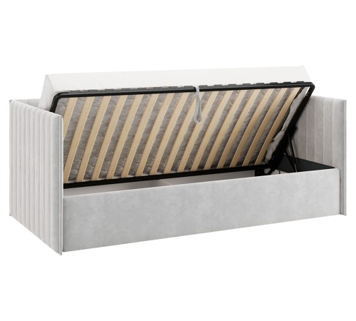 Софа с подъемным механизмом Твикс 90х200 с чехлом, галька велюр