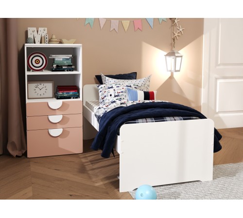 Детский стеллаж Пикси 3 ящ, мечтательный пион