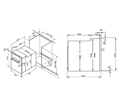 Духовой шкаф EVELUX EO 430 PB