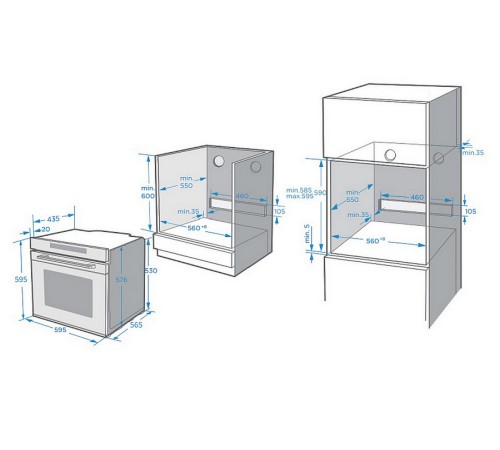 Электрический духовой шкаф с функцией СВЧ KORTING OKB 1340 GNBX MW