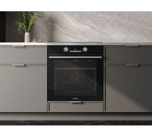 Электрический духовой шкаф KORTING OKB 8951 EN ST, черный