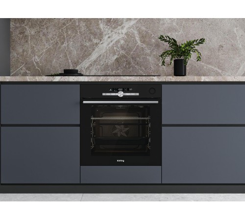 Электрический духовой шкаф KORTING OKB 9982 EN ST, черный