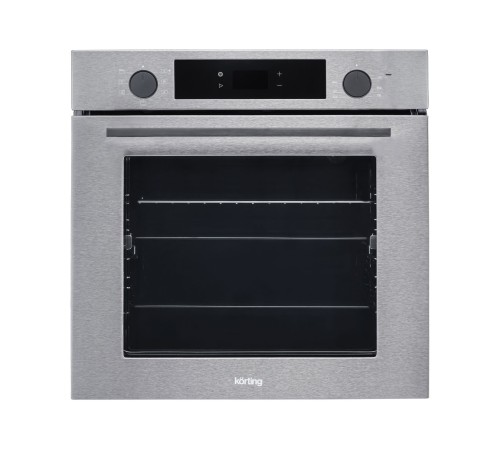 Духовой шкаф KORTING OKB 6071 CBX, черная нержавеющая сталь