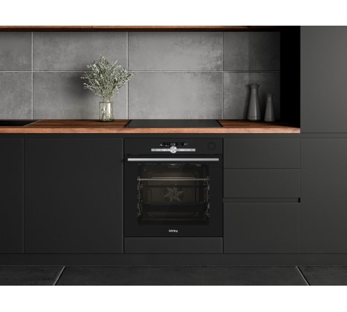 Электрический духовой шкаф KORTING OKB 9982 EN ST, черный