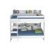 Кровать 2-х ярусная Polini kids Simple 5000 (0001576.9) [Белый]