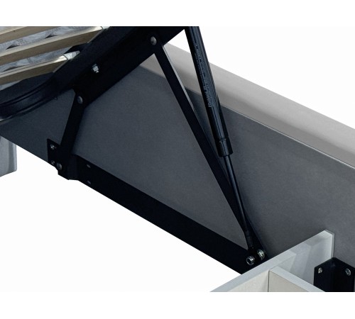 Кровать с подъемным механизмом Нейми 120х200, кремовый велюр