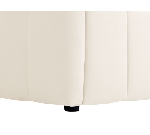 Кровать с подъемным механизмом Аметис 140х200, кремовый велюр