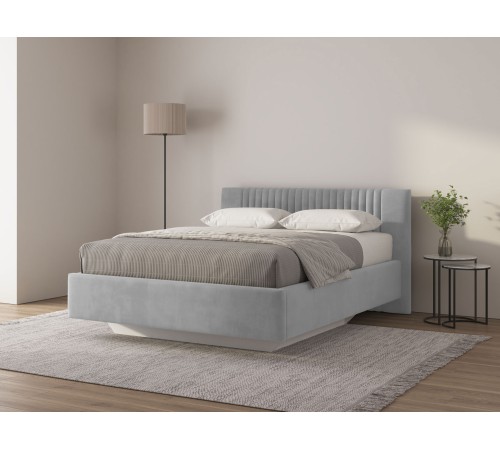 Кровать с подъемным механизмом Нейми 120х200, кремовый велюр