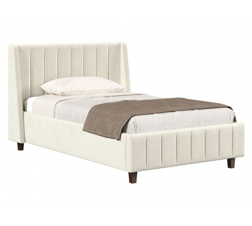 Кровать с подъемным механизмом Одри 120х200, молочный велюр