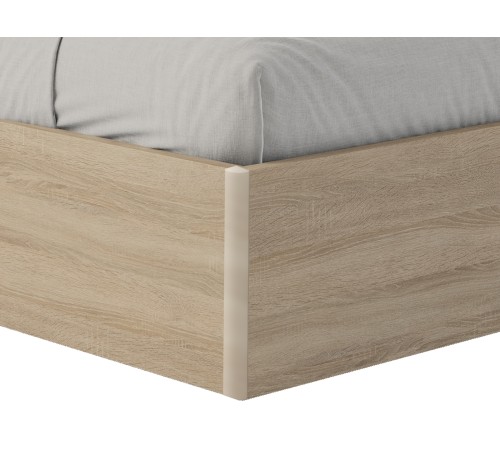 Кровать с подъемным механизмом Джулия 120х200, ясень анкор светлый/кремово-серый