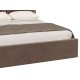 Кровать с подъемным механизмом Реди 140х200, какао велюр