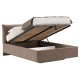 Кровать с подъемным механизмом Реди 140х200, какао велюр