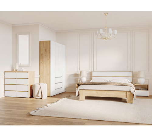 Кровать Хелен 140х200, белый