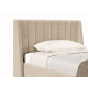 Кровать с подъемным механизмом Одри 120х200, кремовый велюр