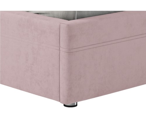 Кровать с подъемным механизмом Мелинда 140х200, кремовый велюр