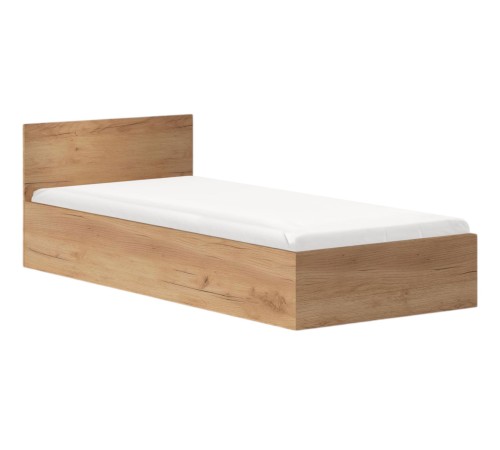 Кровать Ньерд 90х200, дуб вотан