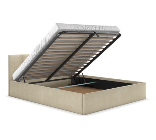 Кровать с подъемным механизмом Корсо 120х200, какао велюр + Матрас Optima S 20 double 120х200