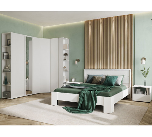 Кровать Хелен 140х200, белый