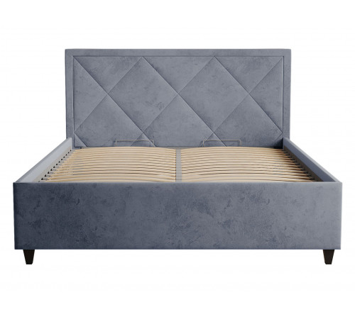 Кровать с подъемным механизмом Хлоя 140х200, изумрудный велюр