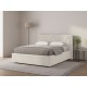 Кровать с подъемным механизмом Мелинда 140х200, кремовый велюр